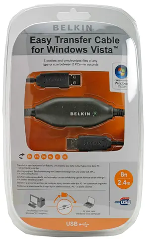 Belkin Easy Transfer Cable for Windows - 8ft USB Connection
