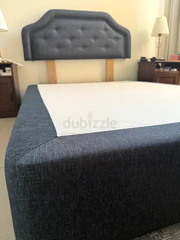 New Divan bed box with headboard