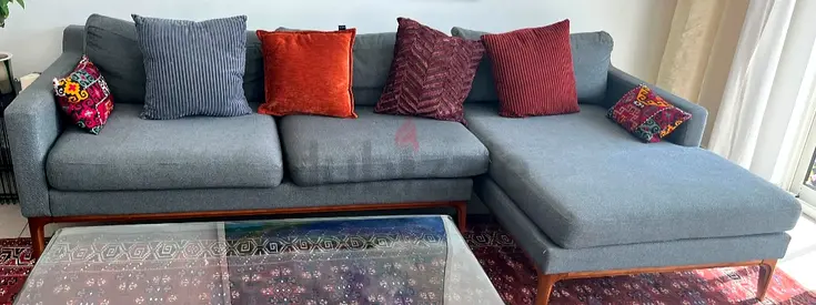 West elm Parker L shape sofa
