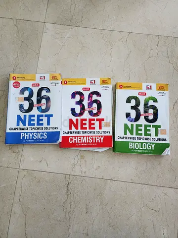 Triple combo set-Neet previous year questions solved books for sale