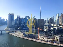 Full Canal &amp; Burj Khalifa View | Bright &amp; Spacious 1 Bedroom