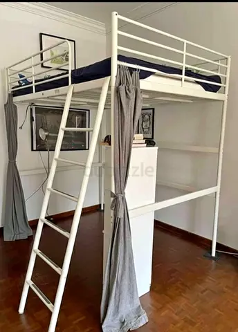 IKEA loft bed double size 140x200cm used good condition