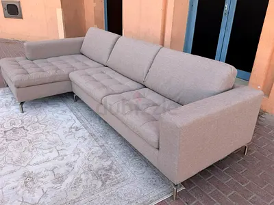 Natuzzi premium quality L shape sofa
