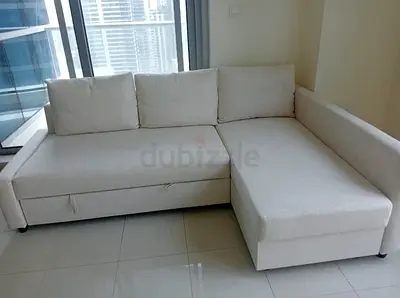 L shape sofa bed with storage