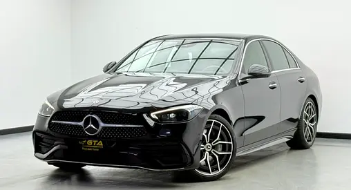 2022 Mercedes Benz C200 AMG, 2027 Mercedes Warranty + Service Pack, Full MB Service History, GCC