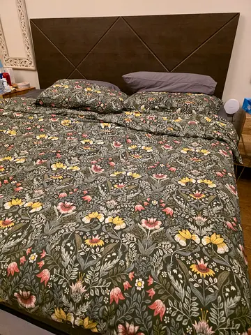Custom King size bed with Mattress from King Coil