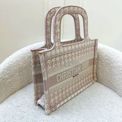Authentic Pink Christian Dior Mini Tote Bag