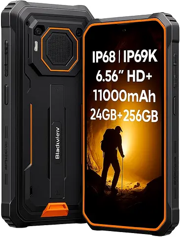 Blackview BV6200 Plus Unbreakable Phone, 24GB+256GB, Battery 11000mAh