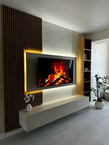 Modern Entertainment System with Stylish Design