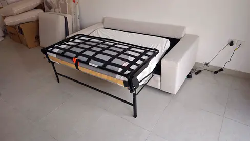 Vimle two seater sofa bed with mattress