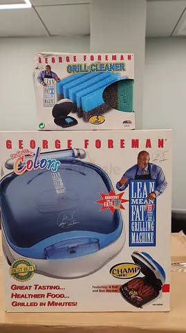 George Foreman Grill  Cleaner - Lean, Mean Grilling Machine!