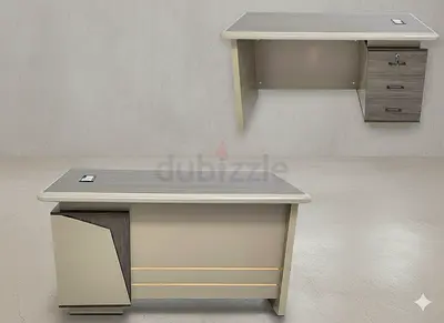 Modern Study Desk with Storage Drawers