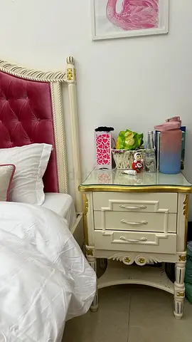 Two Elegant Bedside Table with Drawers