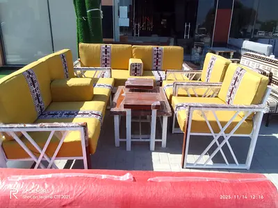 Bright and Cheerful Outdoor Seating Set
