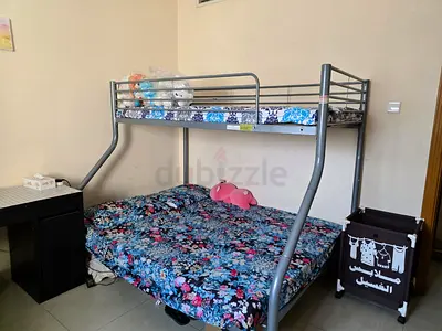 Double ducker bunker bed for sale aed 400