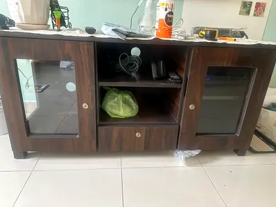 Sturdy Wooden Entertainment Center for Sale