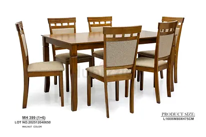 Brand new Solid wood Dinning table with 6 Chairs Available