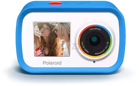 Polaroid Dual Screen WiFi Action Camera 4K 18mp, Waterproof Sports Polaroid Camera with Built in Rec