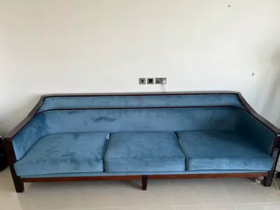 Comfortable and Stylish Blue Sofa for Sale
