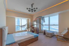 Palm Views | Fully Upgraded | Maid Room + Balcony | Furnished