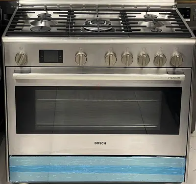 Bosch series 6 latest model dual fuel top gas oven electric cooker 90cm