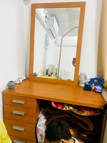 Elegant Wooden Dresser with Mirror for Sale