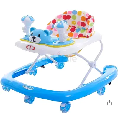 Colorful Baby Walker with Fun Bear Decorations - Star Babies