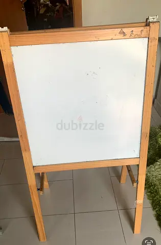 Versatile Wooden Double-Sided Easel for Kids