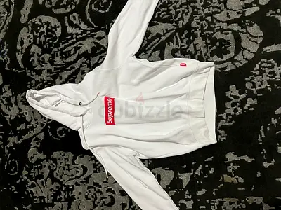 Supreme Box Hoodie White