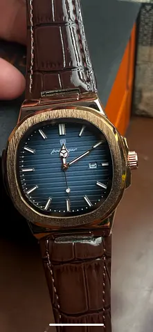 Stylish Heritage Watch with Brown Leather Strap