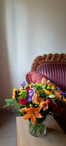 Beautiful Transparent Glass Vase