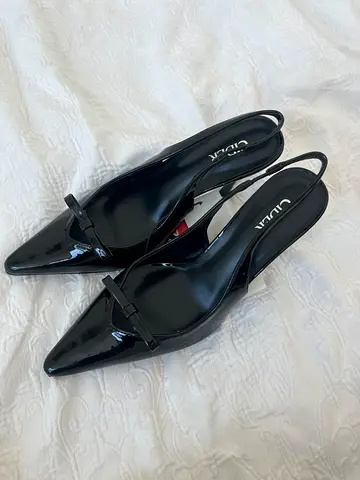 Stylish Black Slingback Heels for Sale