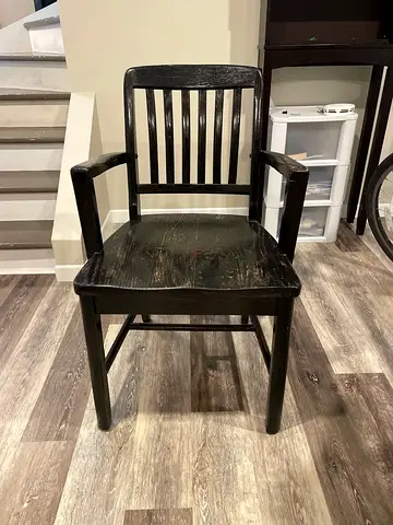 Solid wood (oak) chair