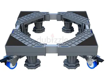 BURDEAN Adjustable Mobile Base, Stainless Steel Telescopic Washing Machine Base Refrigerator Base St