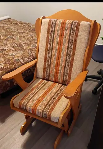 Wooden rocking chair
