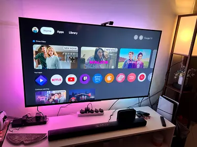 TCL Q6C Television 55 Inch Smart TV 4K QD-Mini LED