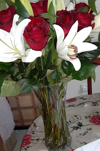 Elegant Clear Glass Vase