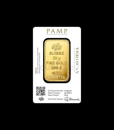PAMP Suisse ounce 50g Gold Bar - Investment Opportunity