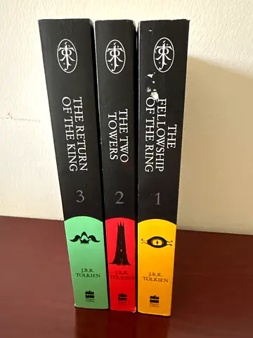 a set of Three Books- the lord of the rings