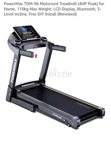PowerMax TDM-96 Motorised Treadmill - Perfect for Your Home Workout