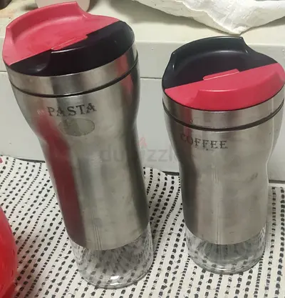 Glass jars to store food items ,big size