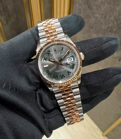 SC Rolex DateJust Wimbledon Rose 36 1-1