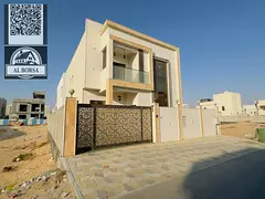 For rent in Al Yasmin area: Five master bedrooms, living room, lounge, and maid's room.