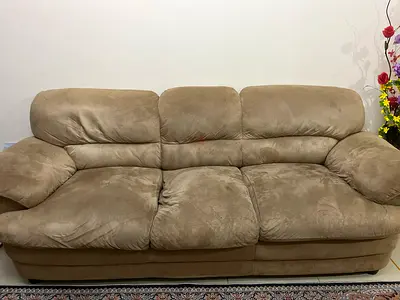 Comfortable Beige Sofa in Good Condition