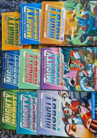 Mighty Robot by Ricky Ricotta book collection excellent condition