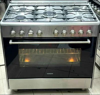 Siemens five burner full gas cooker size 90cm