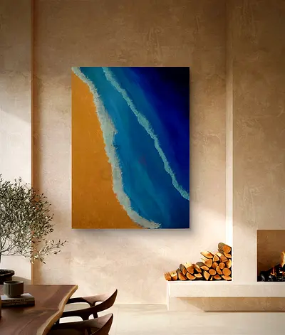 Stunning Abstract Beach Art