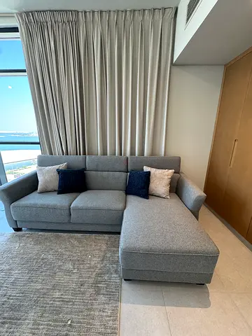 Spacious Modern L-Shaped Sofa Set with Chic Design