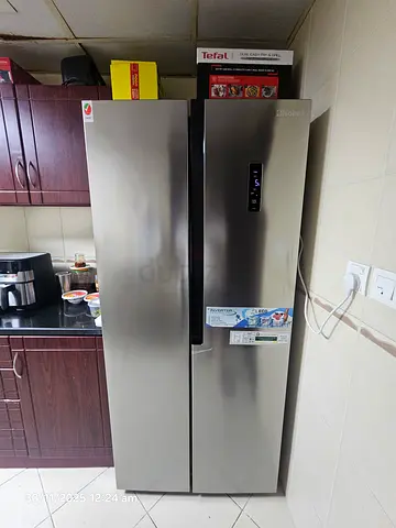Nobel Side by Side Refrigerator 518 Ltr, Inverter Technology, LED Display, R600a Refrigerantfor Sale