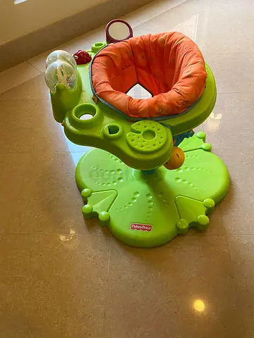 Brightly Colored Fisher-Price Baby Walker - Fun  Engaging!
